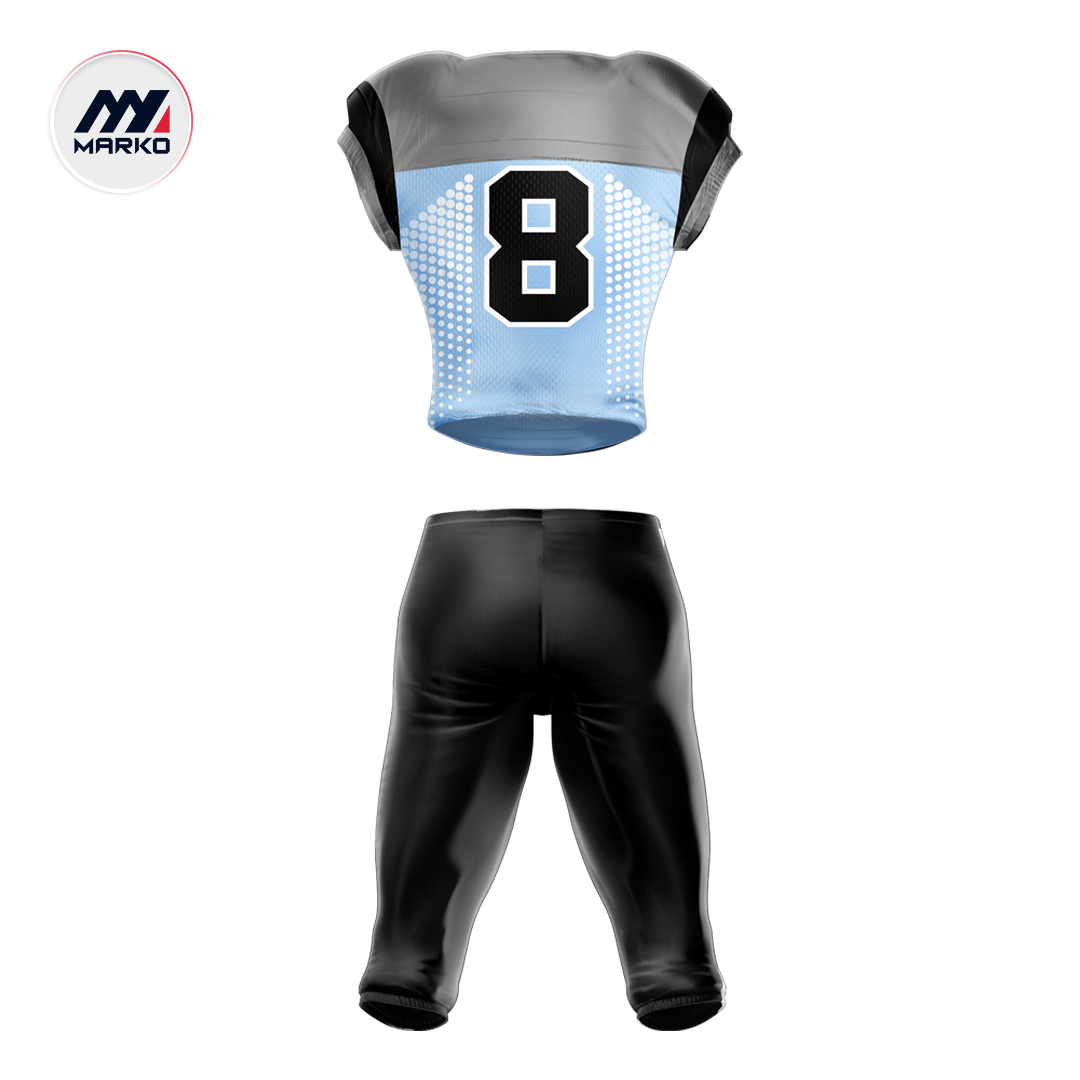 American Football Uniform Sublimated Pearl American Football Uniform Sublimated Pearl